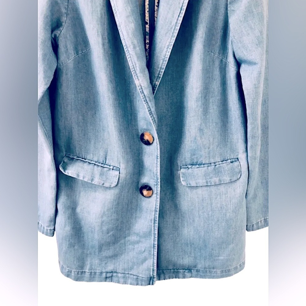 J. Jill Gallery Oversize Jacket Couture Shabby Chic Classy Style Size XS - Picture 8 of 12